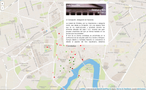 Exploring a city with APIs: the case of Cordoba and its archaeological routes explorer