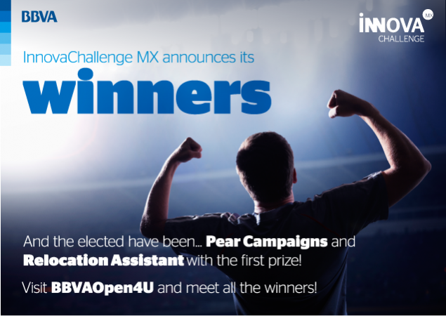 Las aplicaciones ‘Relocation Assistant’ y ‘Pear Campaigns’ ganan InnovaChallenge MX