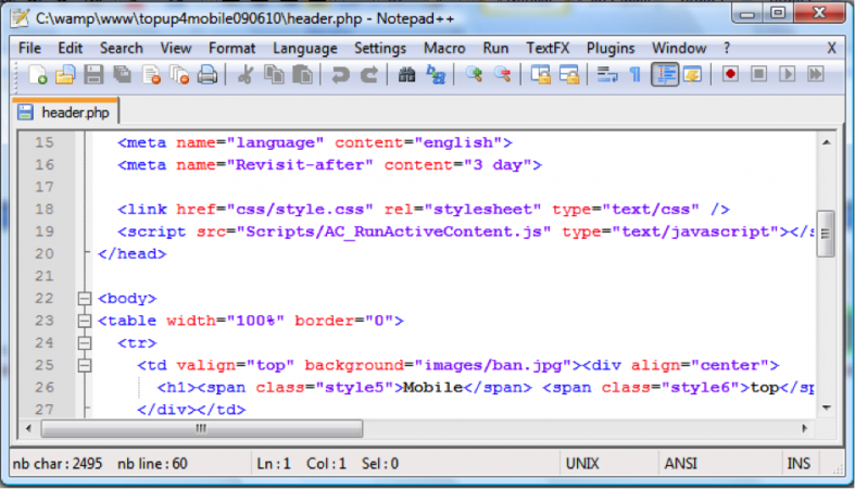 Basic tools for HTML developers