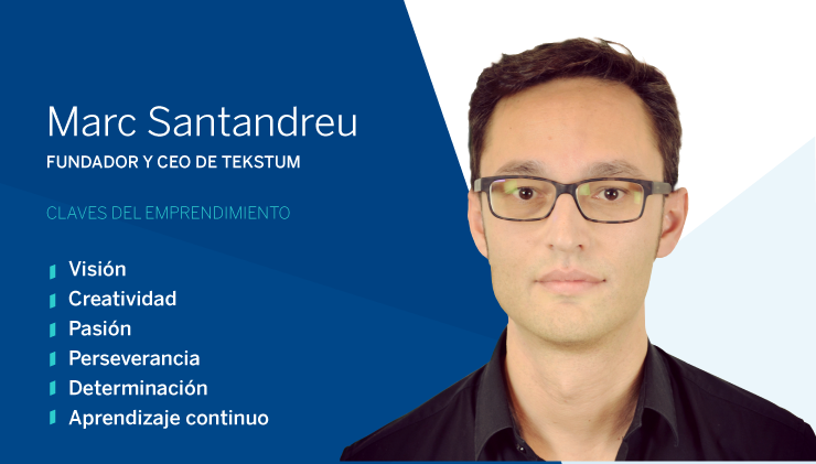 Emprendedor del mes: Marc Santandreu, fundador de Tekstum